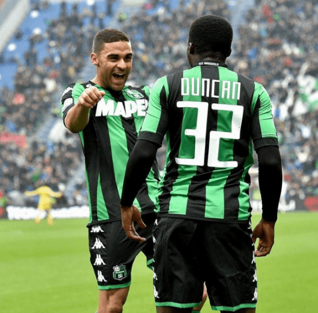 包含萨索洛球员表现抢眼，联赛中成为不可或缺的力量的词条